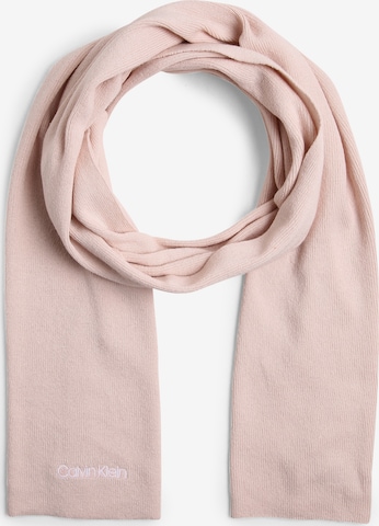 Calvin Klein Sjaal in Roze: voorkant