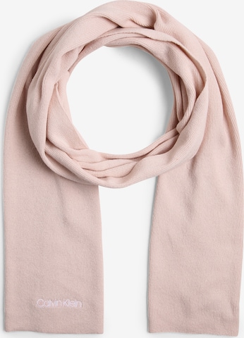 Calvin Klein Scarf in Pink: front