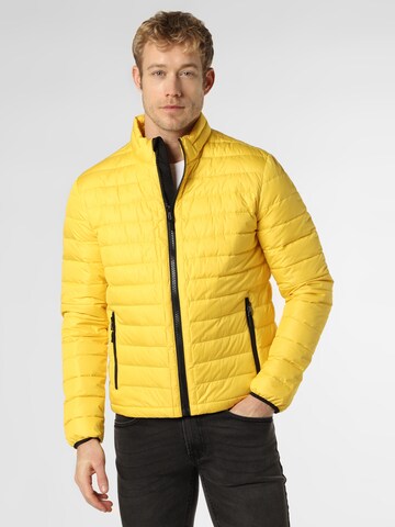 Nils Sundström Between-Season Jacket 'Fudo' in Yellow: front