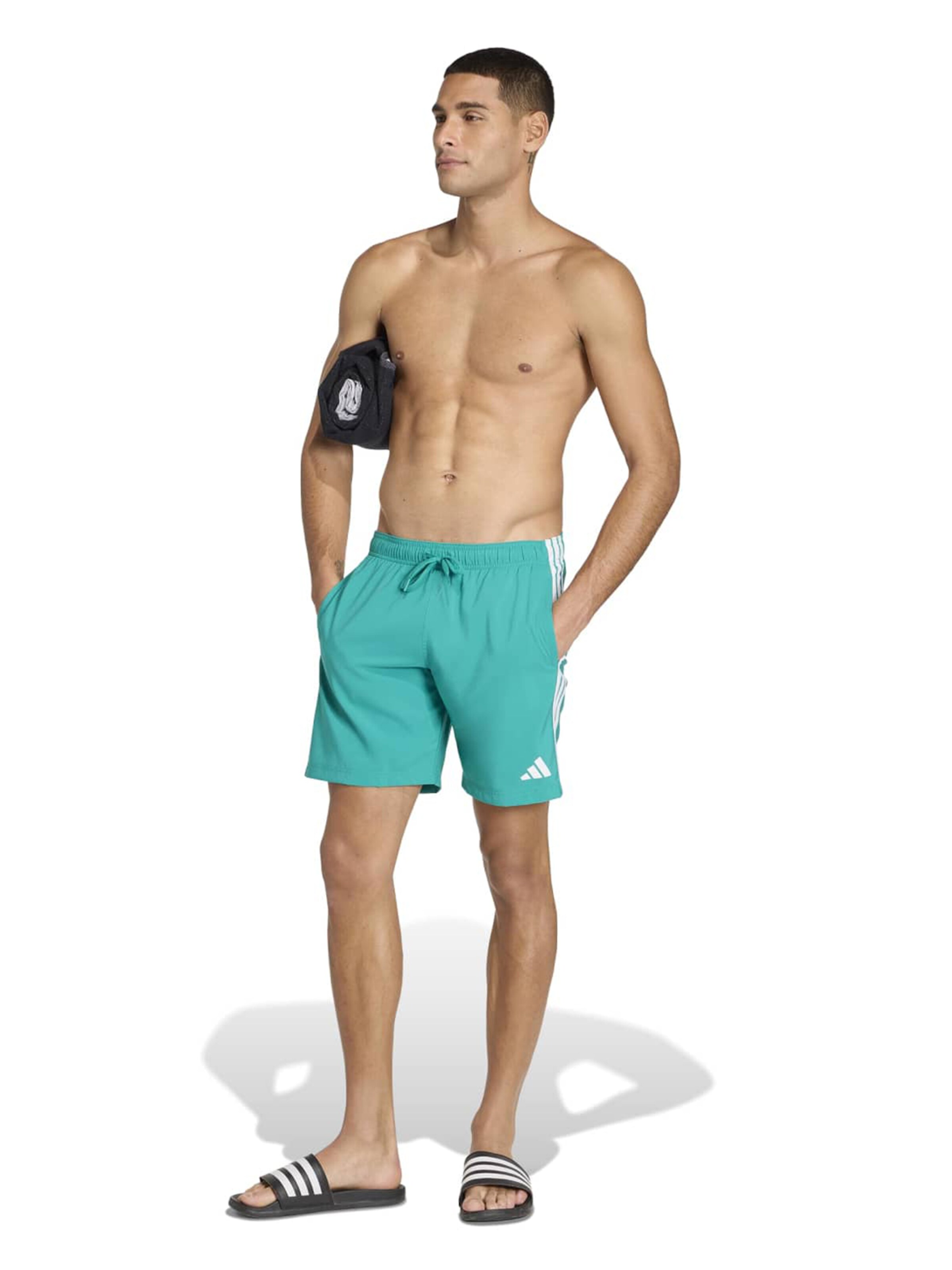 ADIDAS SPORTSWEAR - Calções de surf em verde