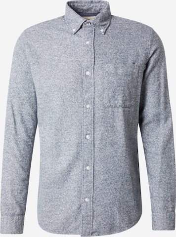 Coupe regular Chemise 'JPRBLUNORRIS' JACK & JONES en bleu : devant
