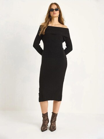 Bianco Lucci - Vestido 'Midi' em preto