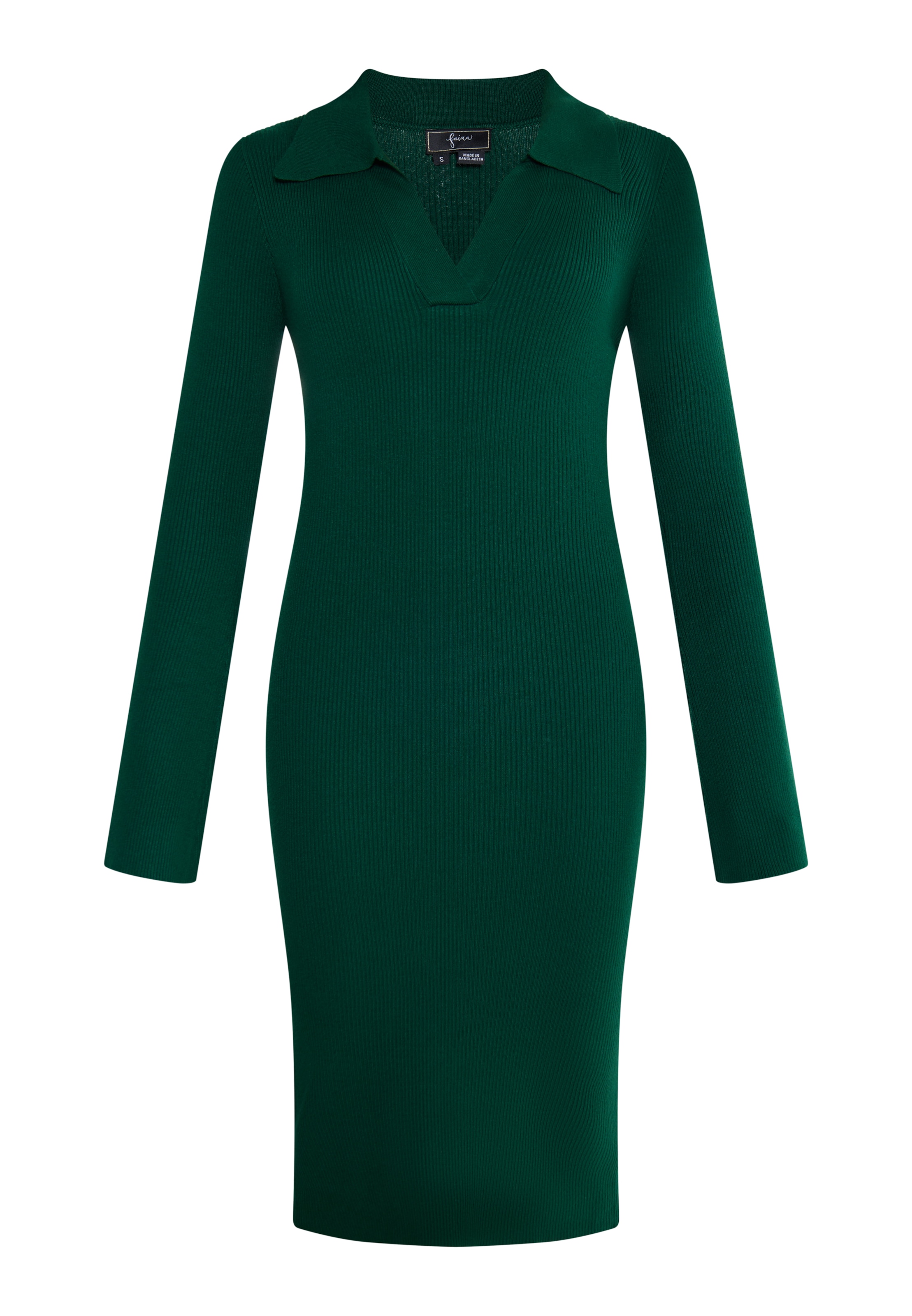 faina Šaty – zelená: přední strana