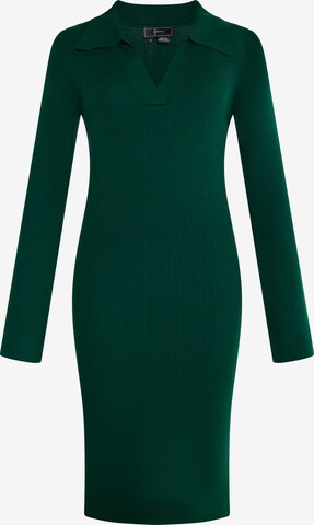 Robe faina en vert : devant