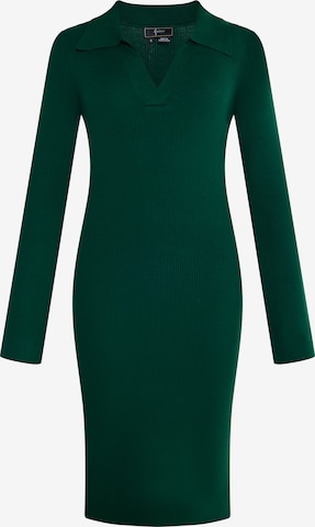 faina Dress in Green: front