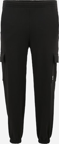 ADIDAS ORIGINALSTapered Cargo hlače 'Ess' - crna boja: prednji dio