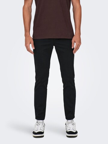 Only & Sons Regular Chino trousers 'MARK' in Black