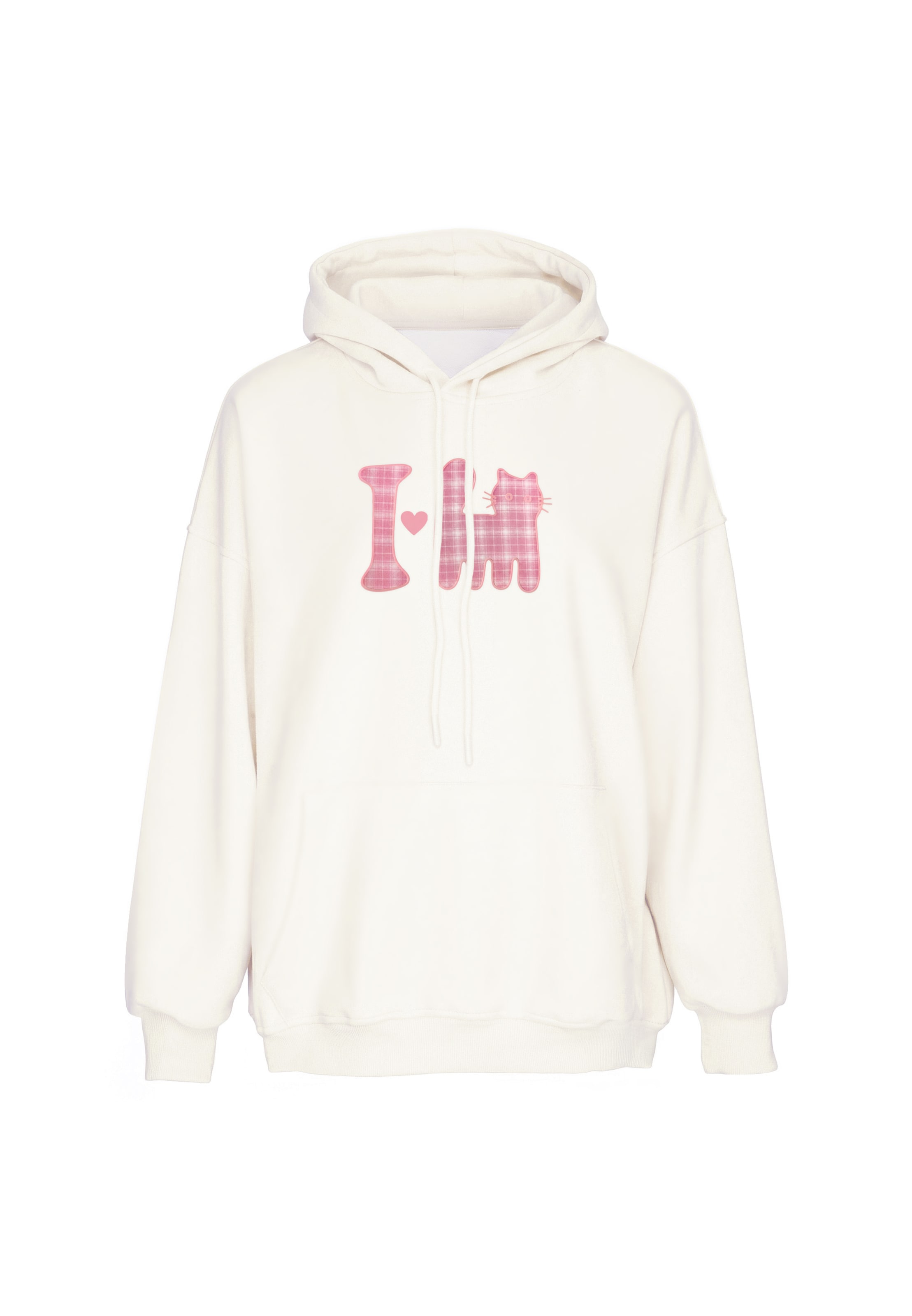 MYMO - Sudadera en blanco: frente