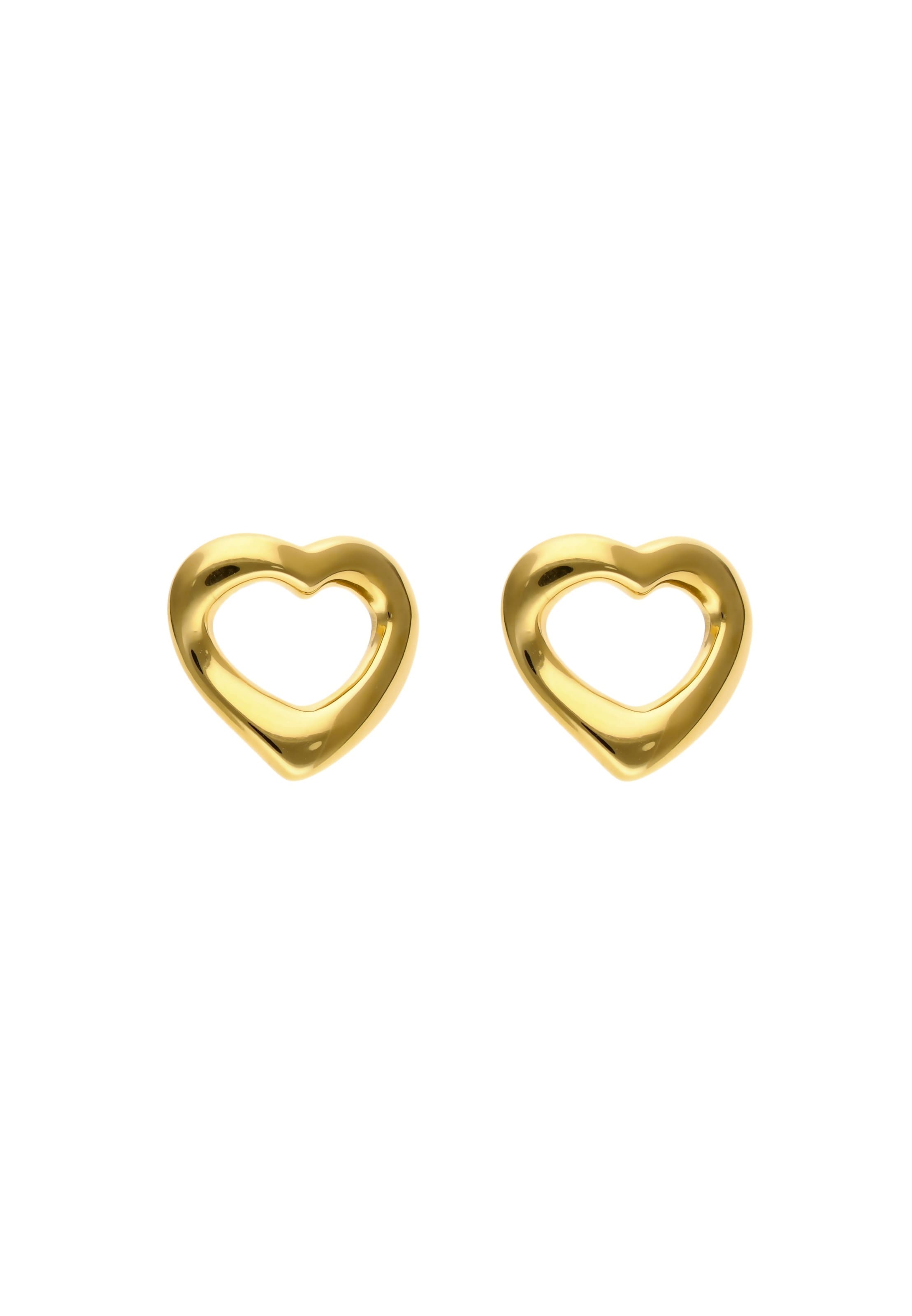 faina Earrings in Gold: front