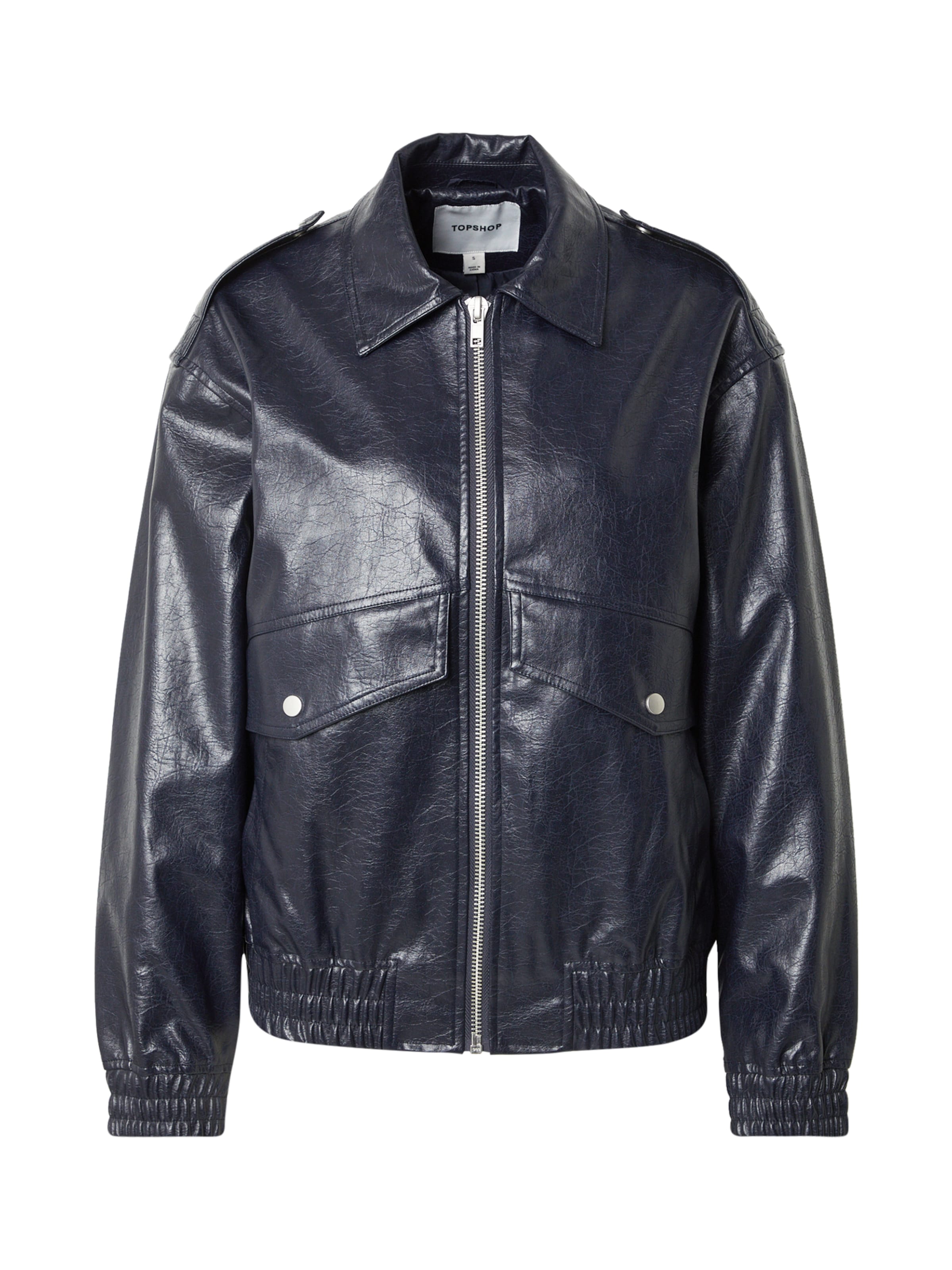 TOPSHOP - Chaqueta de entretiempo 'CARRY' en azul: frente
