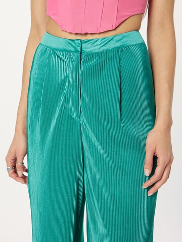 Nasty Gal Wide leg Bandplooibroek in Groen