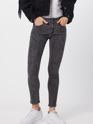 REPLAY Skinny Jeans 'New Luz' in Grau: predná strana