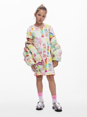 Desigual Sukienka w kolorze biały