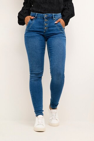 Coupe slim Jean 'CR Sandy' Cream en bleu : devant