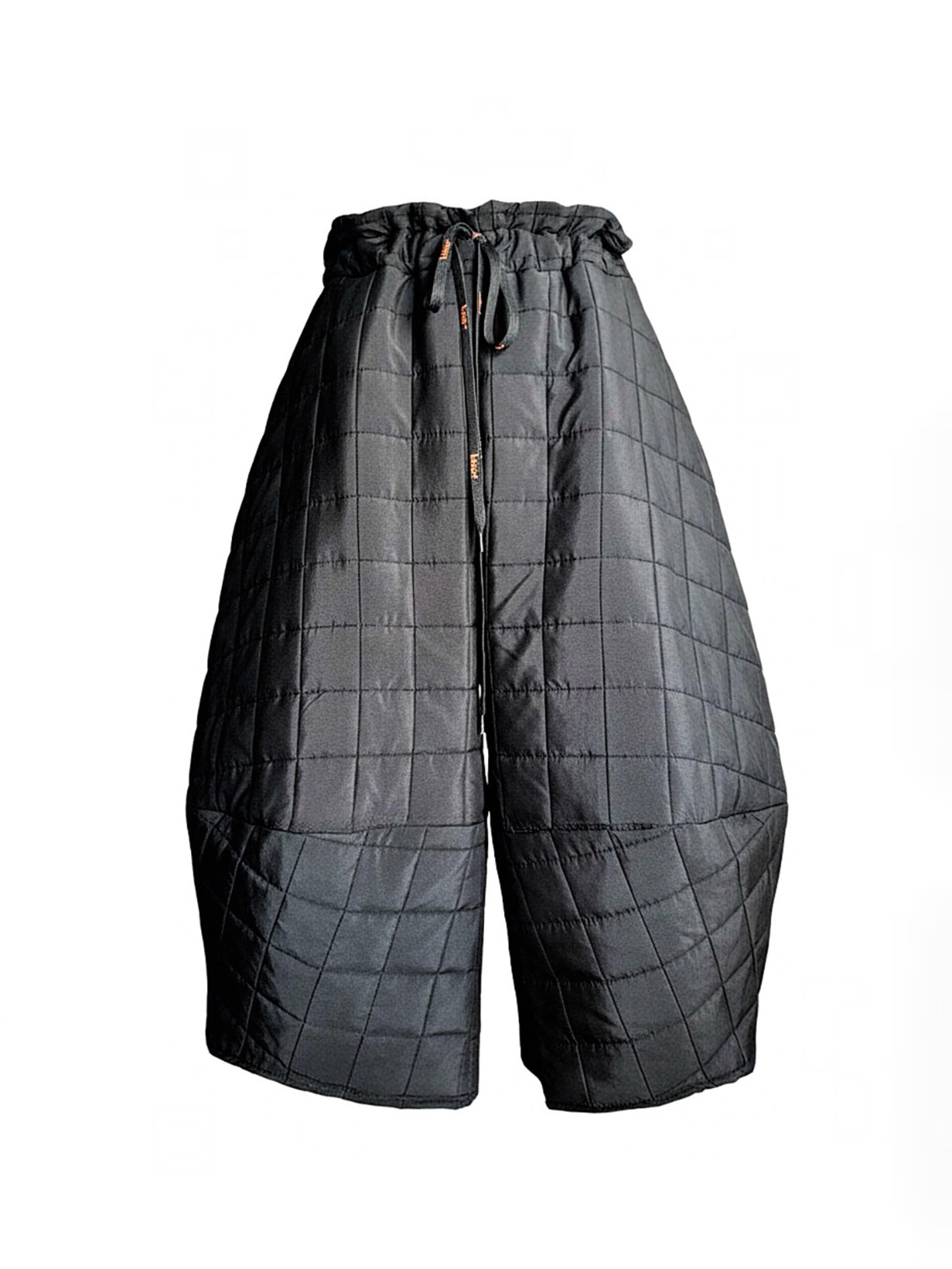 IUnique Wide leg Broek 'Ballonique' in Zwart: voorkant