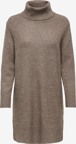 Robes en maille 'ONLHOUSTON' ONLY en beige : devant