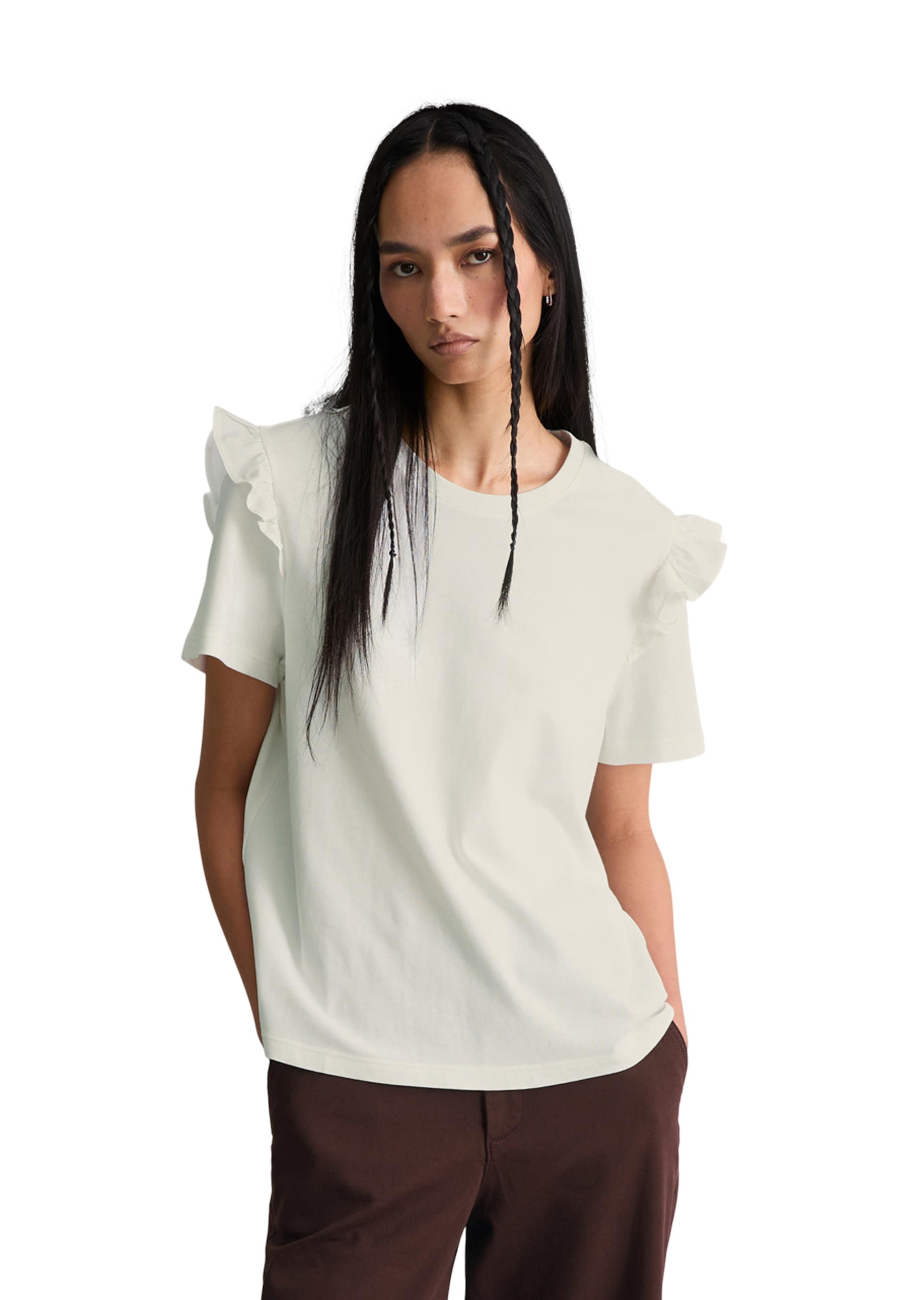Marc O'Polo DENIM Shirt in Beige: front