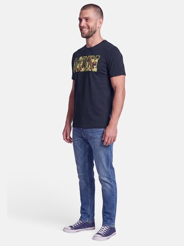 salzhaut T-Shirt 'Diek - Moin' in Blau: Seite