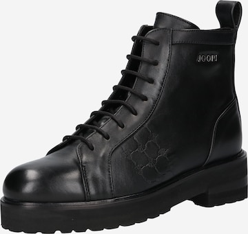 JOOP! Lace-Up Ankle Boots 'Stampa Mia' in Black: front