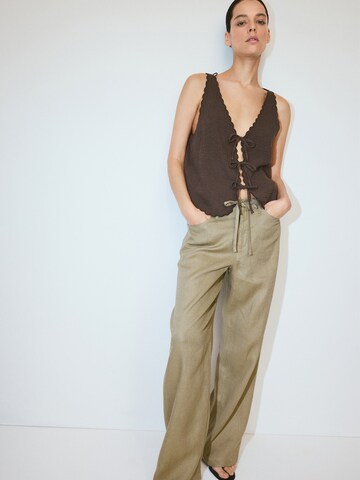 MANGO Top 'CORFU' - barna