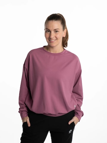 mymotus Sportovní mikina 'Mymotus® Ladies Lounge, Sport, Shirt Bordeaux YW123' – červená: přední strana