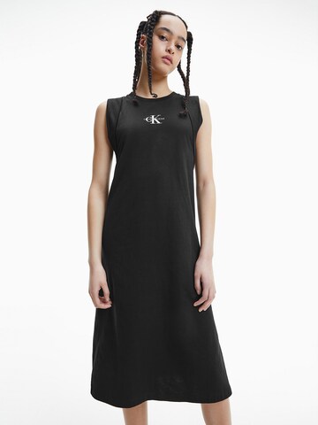 Calvin Klein Jeans Dress in Black: front