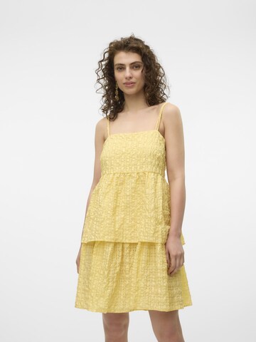 VERO MODA Dress 'LOVE ' in Yellow: front