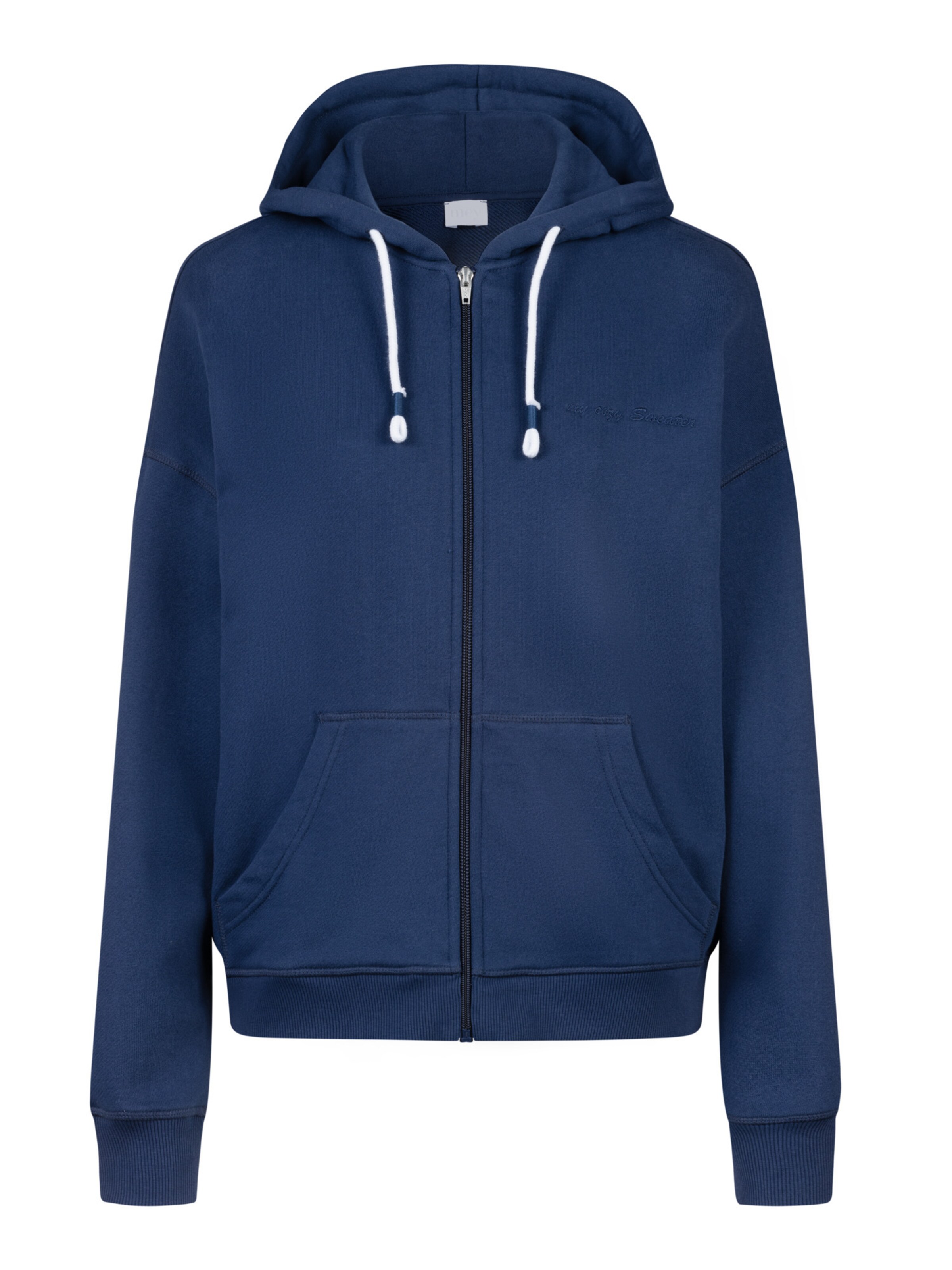 Mey Sweatjacke 'Mellow Cotton' in L in navy, Produktansicht