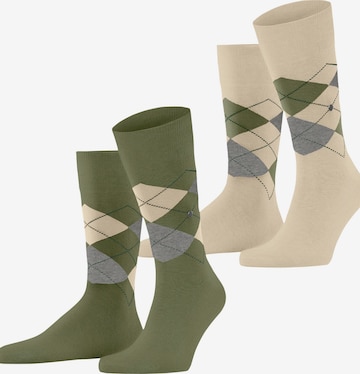 BURLINGTON Socks 'Everyday Argyle' in Green: front
