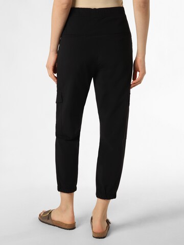 Cambio Regular Pleat-Front Pants 'Karo' in Black