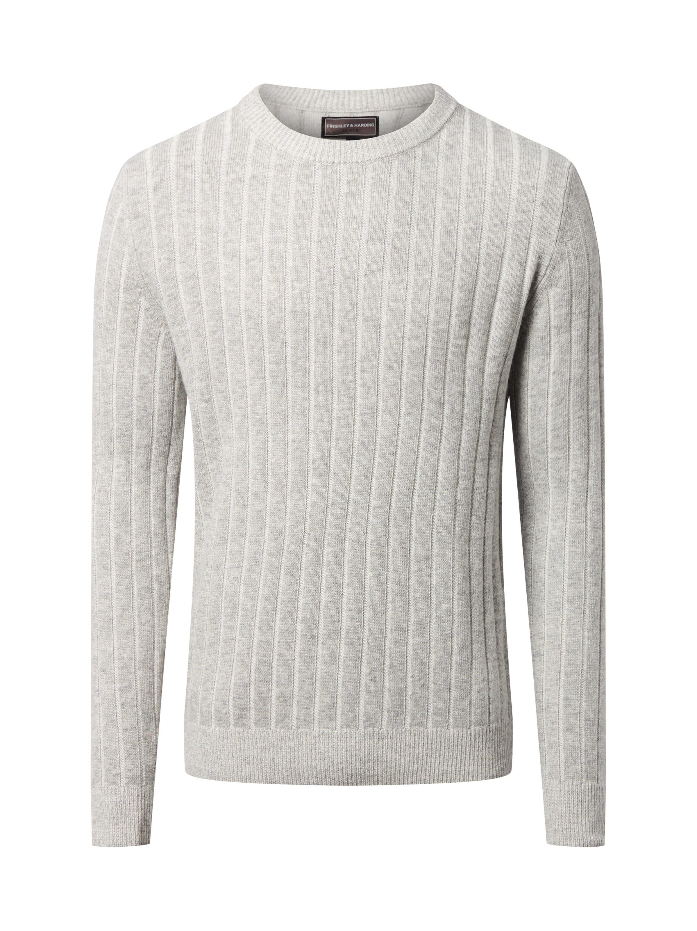 Pull-over Finshley & Harding en gris : devant