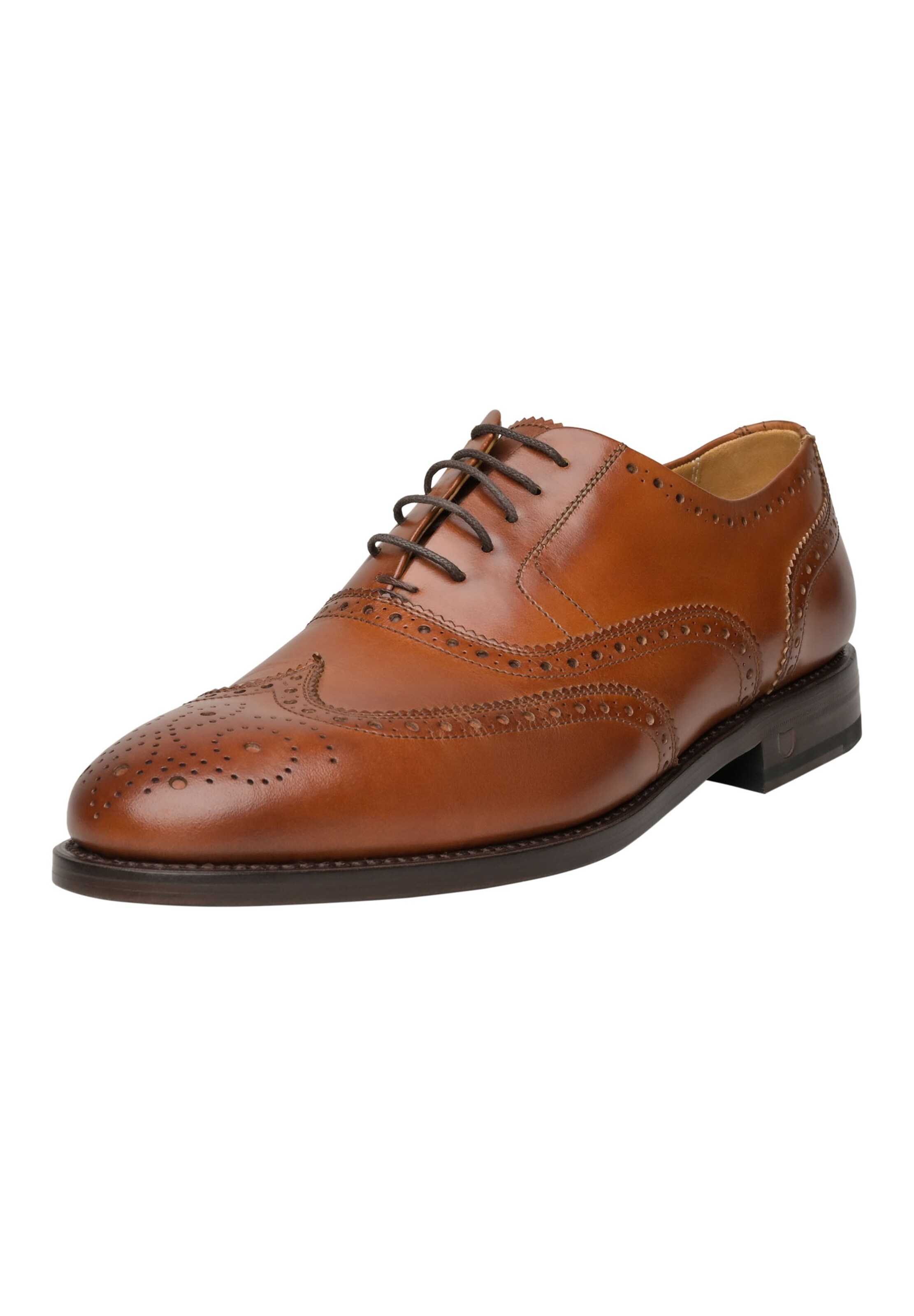 Henry Stevens Lace-up shoe 'Winston FBO' in Brown: front