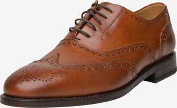 Henry Stevens Lace-Up Shoes 'Winston FBO' in Brown: front