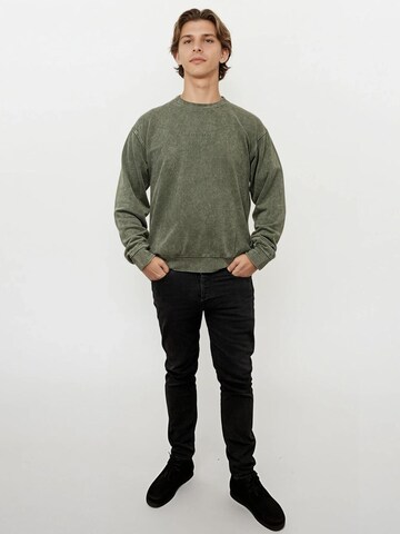 A Question Of (AQO) Sweatshirt 'Acid' i grøn