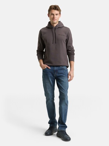 TOM TAILOR Sweatshirt in Grey