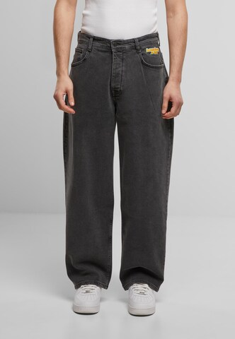 HOMEBOY Wide leg Jeans 'X-tra Monster Gothic' in Grey