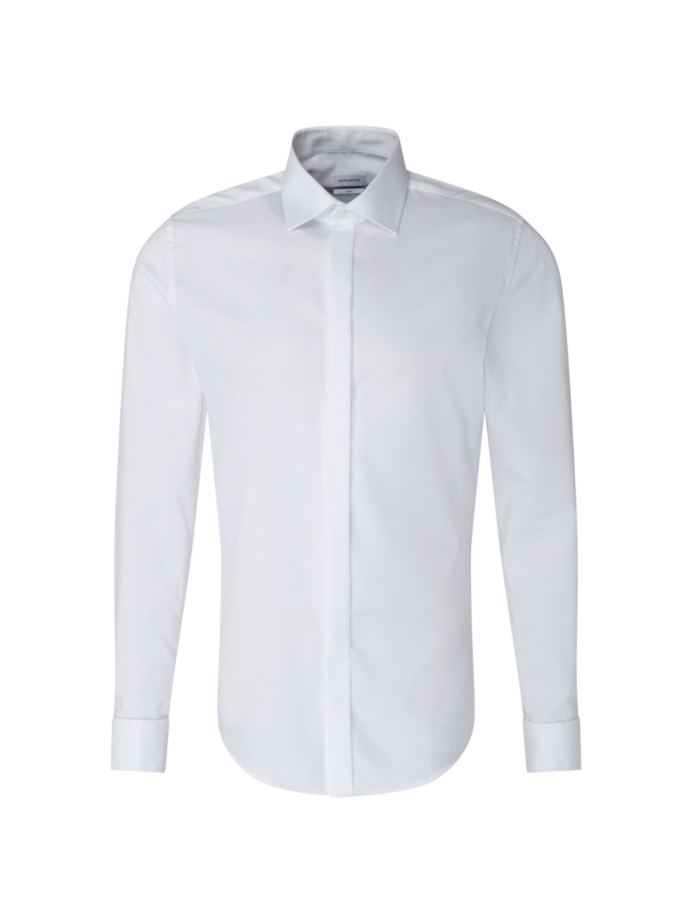 SEIDENSTICKER Slim fit Business shirt in White: front