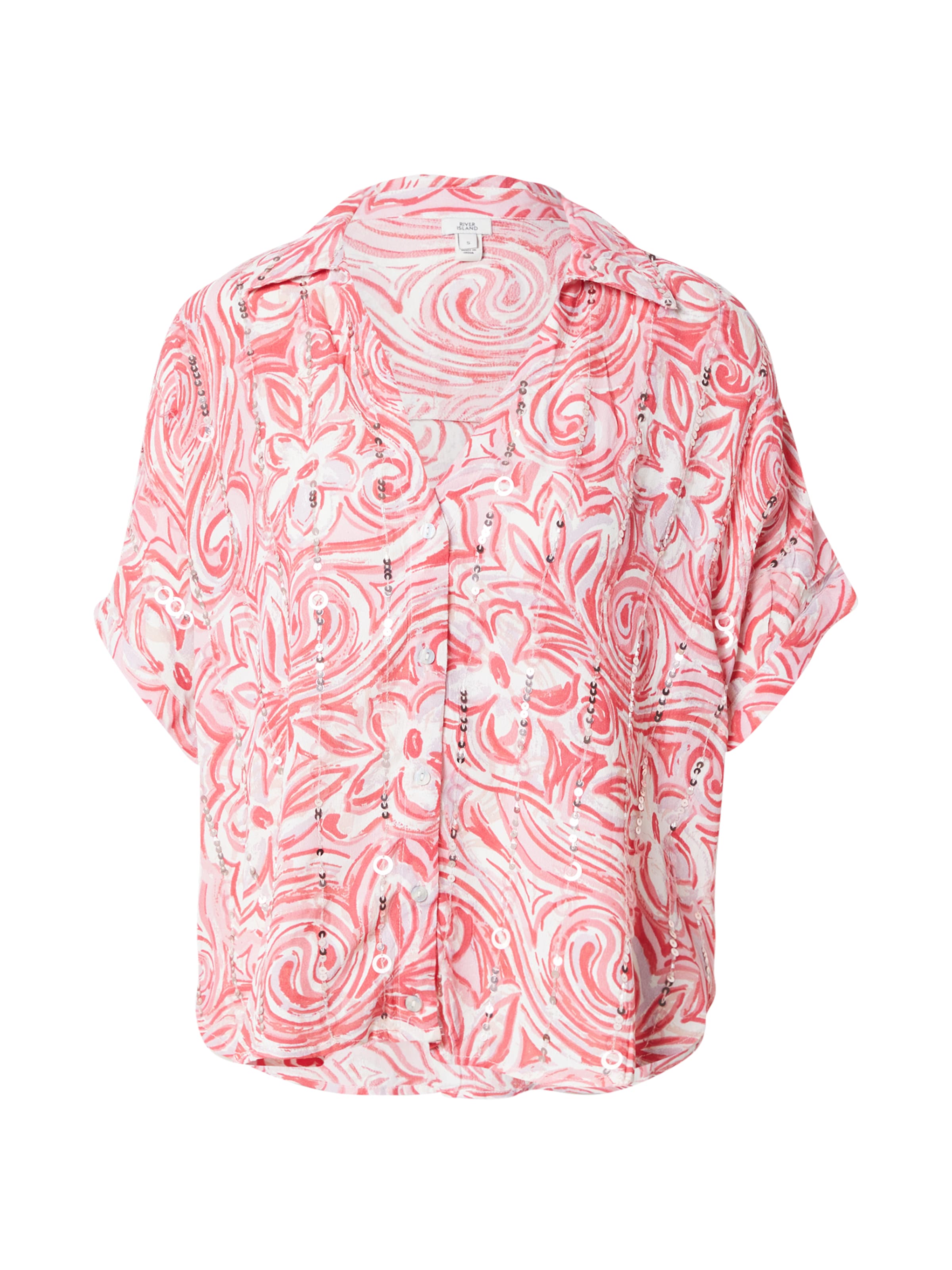 River Island Blouse in Pink: front