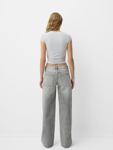 Bershka Wide leg Jeans in Grey