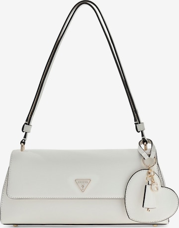 GUESS Schultertasche 'Isobel' in Weiß: Vorderseite