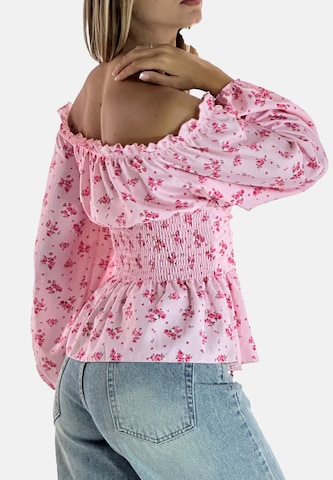 Elara Blouse in Pink