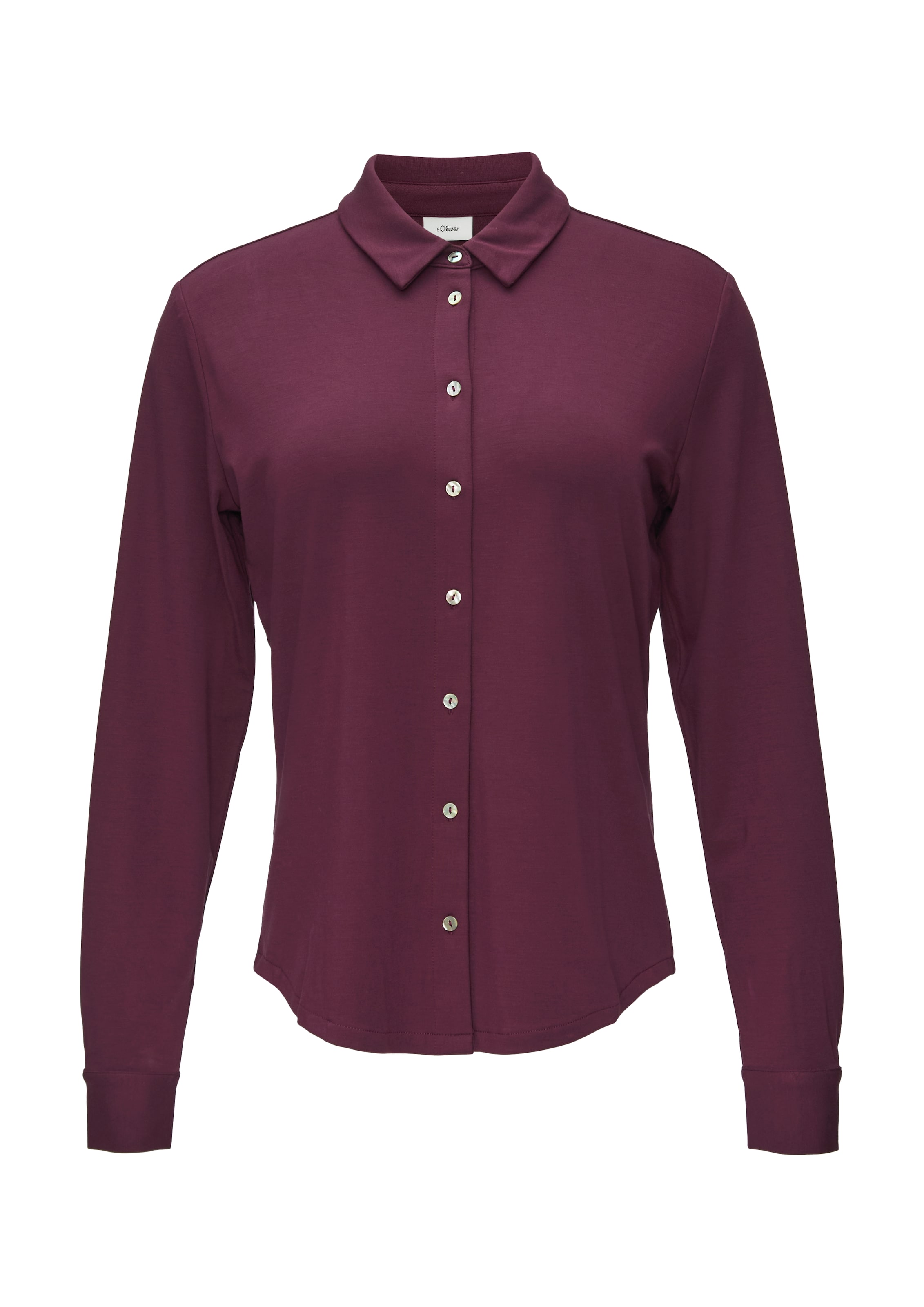 s.Oliver BLACK LABEL Shirt in Lila: voorkant