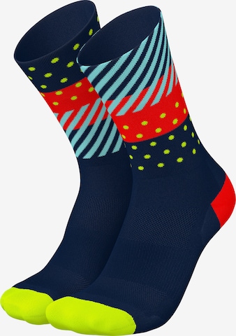 INCYLENCE Sportsocken 'WILDNESS' in Blau: Vorderseite