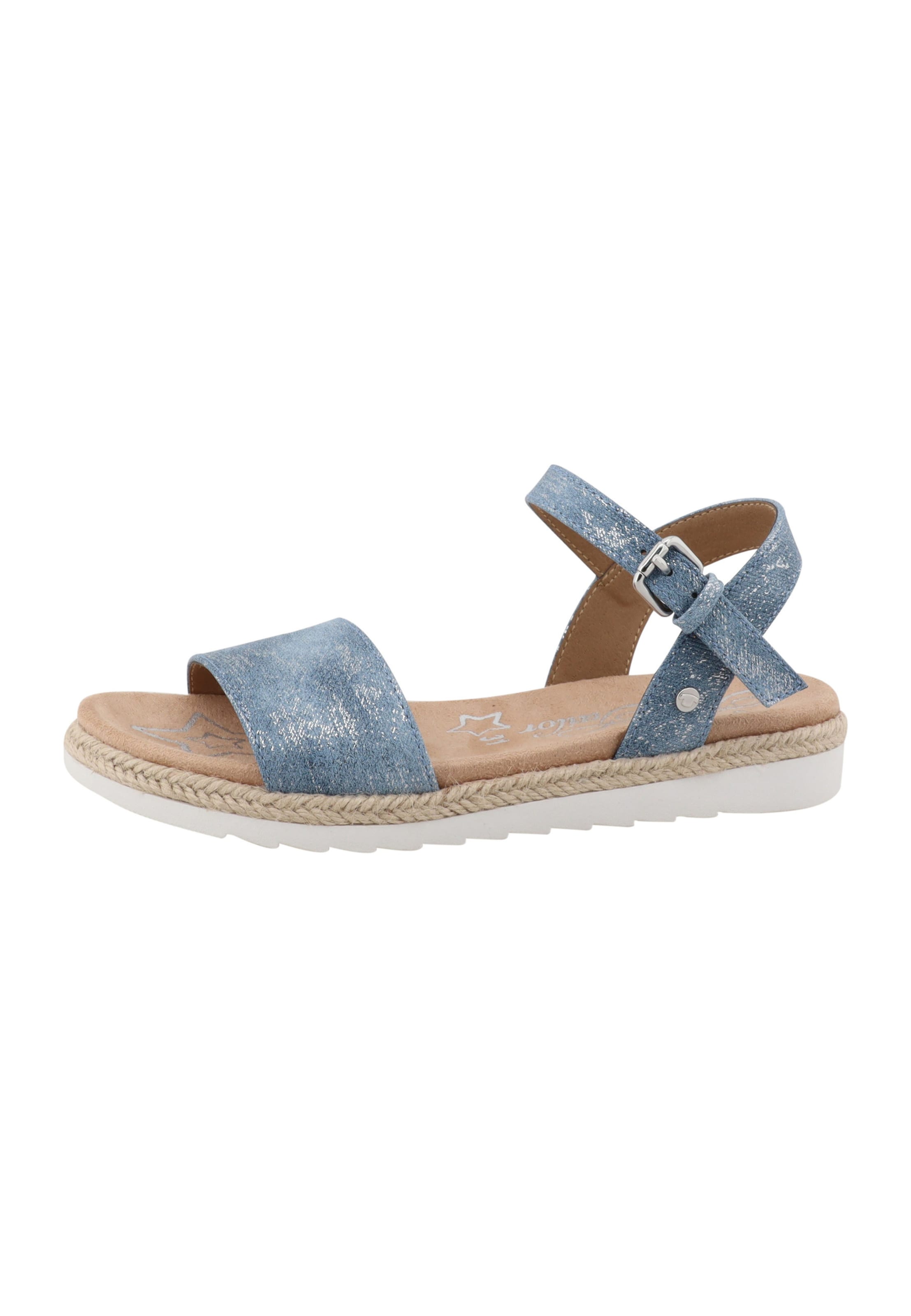 TOM TAILOR Sandalen in Blauw: voorkant