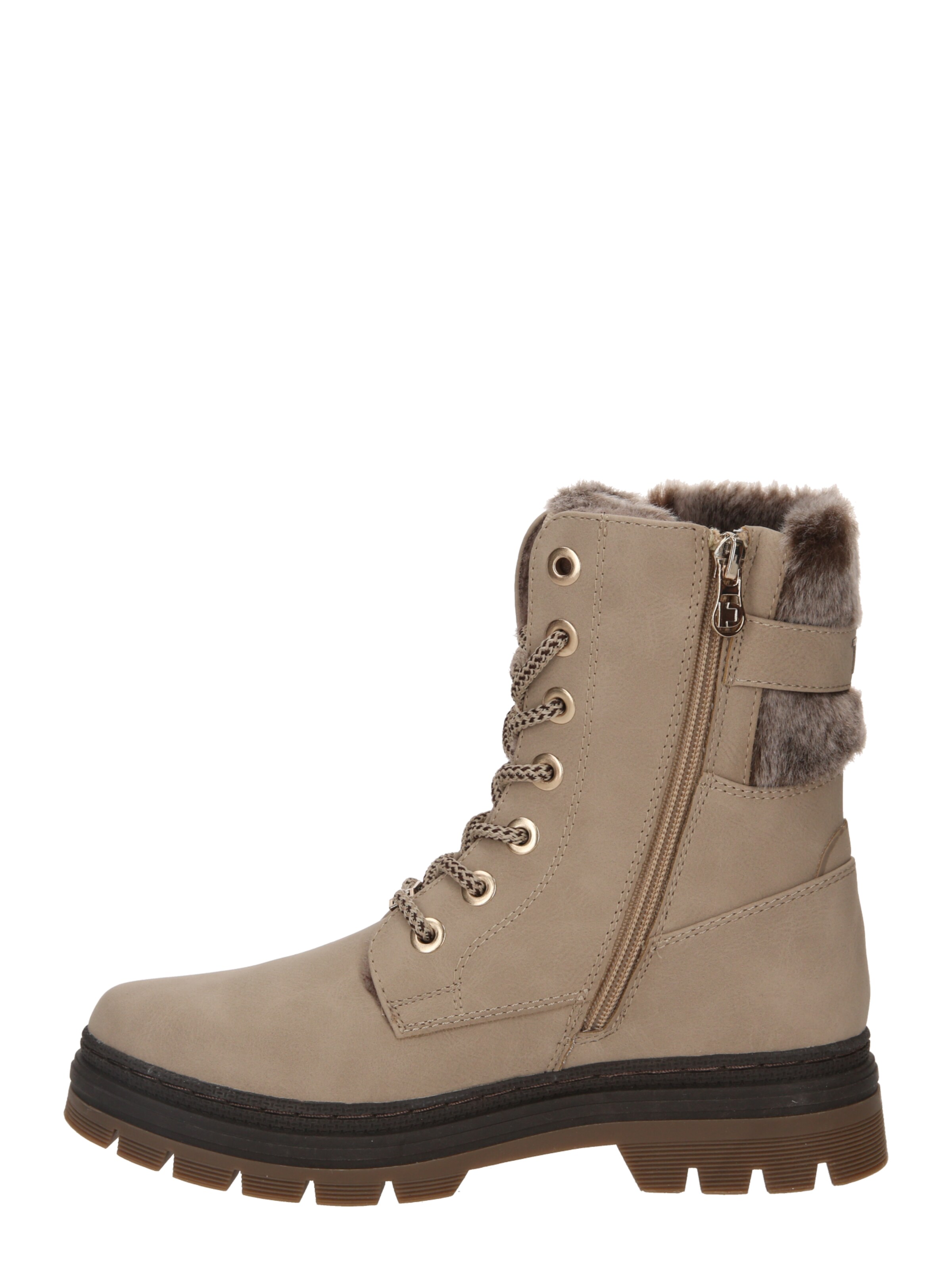 Bottines à lacets TOM TAILOR en blanc