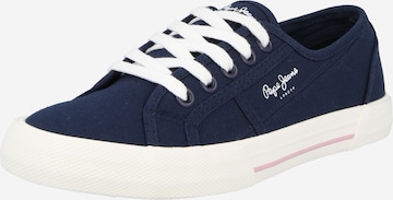 mėlyna Pepe Jeans Sportbačiai be auliuko: priekis