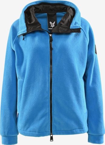 Fuchs Schmitt Fleece jas in Blauw: voorkant