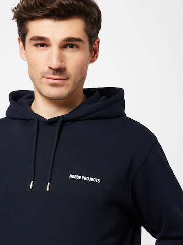 NORSE PROJECTS Sweatshirt 'Arne' i blå