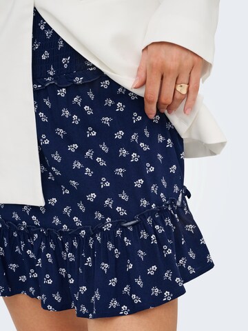 JDY Skirt 'JDYSEZEN' in Blue