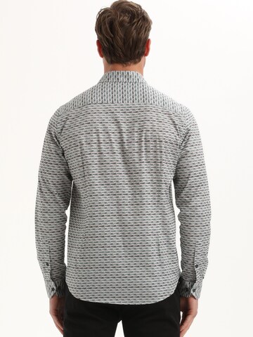 Gabbiano Shirt 'modern' in Blue